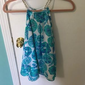 LILLY FOR TARGET blue/green top